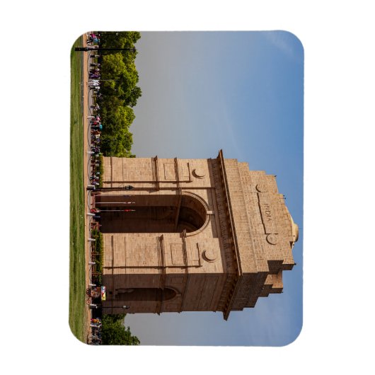 Das India Gate in Neu Delhi Magneet (Verticaal)