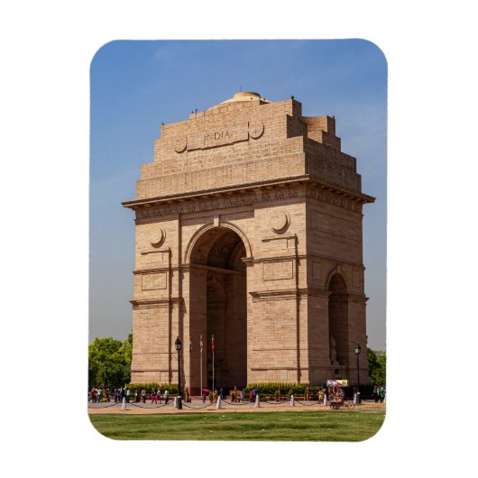 Das India Gate in Neu Delhi  Magneet (Verticaal)
