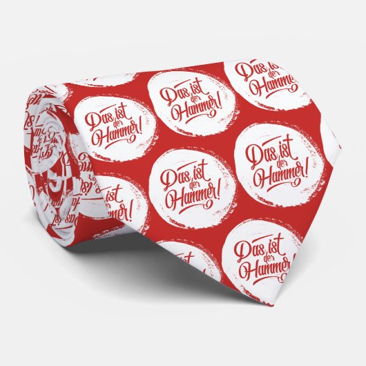 Das Ist Der Hammer! Duits Stropdas (Opgerold)