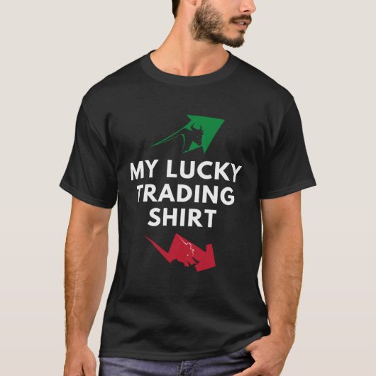 Das ist mein Glücklicher Trader   Day Trader s T-shirt (Voorkant)