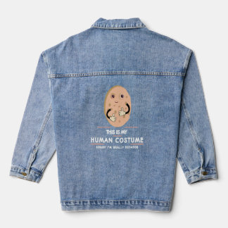 Das ist mein menschliches lustiges Kostüm Denim Jacket