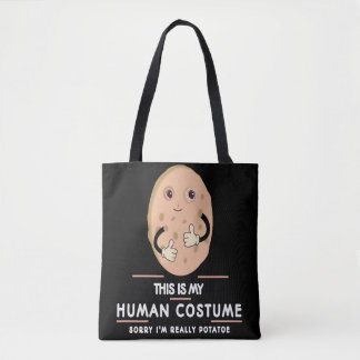 Das ist mein menschliches lustiges Kostüm Tote Bag