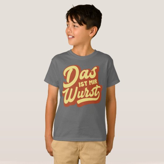 Das Ist Mir Wurst, Duits Gezegde T-Shirt, Duitslan T-shirt (Voorkant volledig)