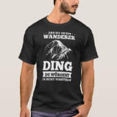 das ist so bij wanderer wander t-shirt (Voorkant)