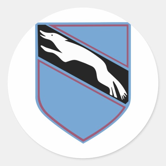 Das Jagdfliegergeschwader 7 Wilhelm Pieck Ronde Sticker (Voorkant)