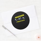 Das Kamatsura Der Computer Nerd Funny Gift Ronde Sticker (Envelop)
