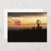 Das magische Nordkapp Briefkaart (Voorkant / Achterkant)
