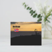 Das magische Nordkapp Briefkaart (Staand voorkant)