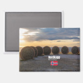 Das magische Nordkapp Magneet (Voorkant / Achterkant)