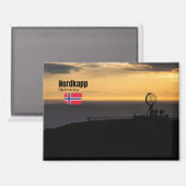 Das magische Nordkapp Magneet (Voorkant / Achterkant)