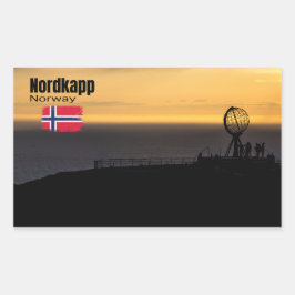 Das magische Nordkapp Rechthoekige Sticker