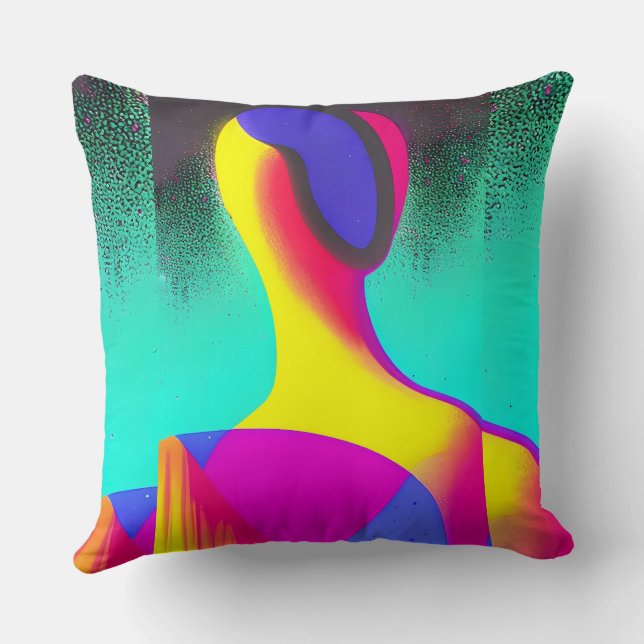 Das Model Ken Gage Surrealisme Kussen (Achterkant)