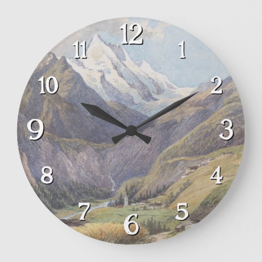 Das Mölltal mit dem Großglockner - Carl Lafite Grote Klok (Voorkant)