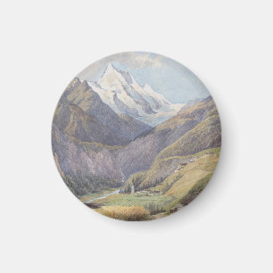 Das Mölltal mit dem Großglockner - Carl Lafite Magneet