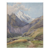 Das Mölltal mit dem Großglockner - Carl Lafite Perfect Poster (Voorkant)
