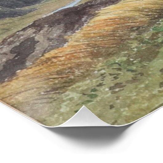 Das Mölltal mit dem Großglockner - Carl Lafite Perfect Poster (Hoek)