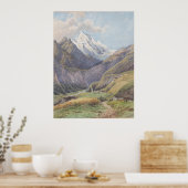 Das Mölltal mit dem Großglockner - Carl Lafite Poster (Keuken)