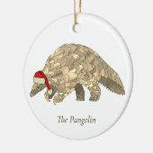 Das Pangolin bedreigde diersoorten Keramisch Ornament (Links)