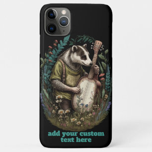 Das Playing Banjo Wildflower Cottagecore Aangepast Case-Mate iPhone Case