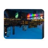 Das Stadtzentrum von Toronto bei Nacht Magneet (Horizontaal)