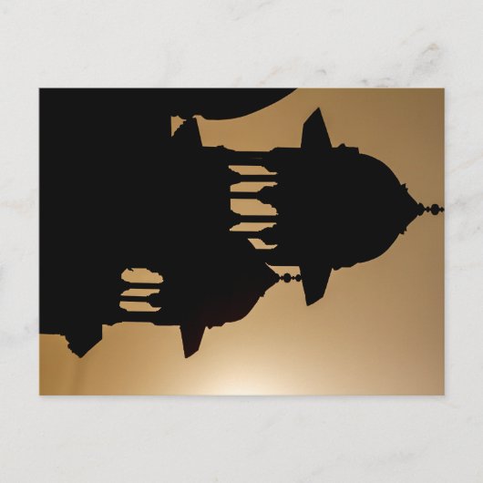 Das Taj Mahal in Indien Briefkaart (Voorkant)