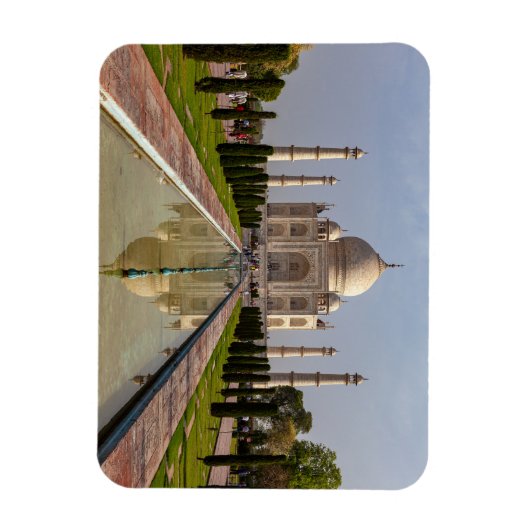 Das Taj Mahal in Indien Magneet (Verticaal)