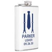 Das voor de bruidsjonker heupfles (Rechts)