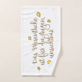 Das Wesentliche ist für die Augen unsichtbar Bad Handdoek (Handdoek)