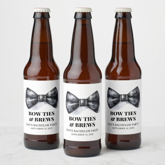 Dasbachter-feest bruidsjonker  bier etiket (Flessen)