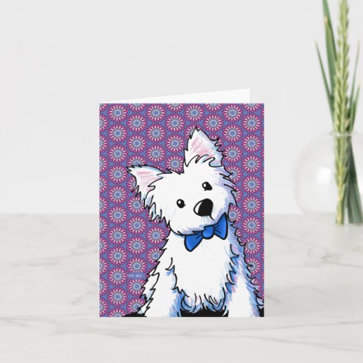 Dasband Westie Kaart (Voorkant)