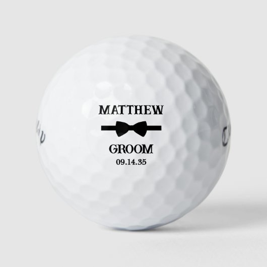 Dasbruidegom Golfballen (Voorkant)
