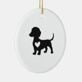 Daschund Copy Copy Copy Copy Copy Copy Keramisch Ornament (Rechts)