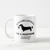 Daschund Dad Dog papa Koffiemok (Links)