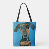 Daschund Dog Canvas tas (Achterkant)