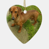 Daschund Dog Ornament (Rechts)