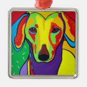 Daschund Doggie Ornament (Voorkant)