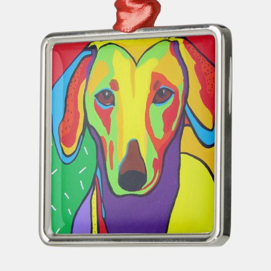 Daschund Doggie Ornament (Links)