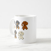 Daschund Koffiemok (Voorkant links)