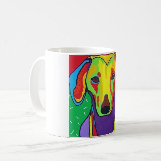 Daschund Koffiemok (Voorkant links)