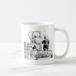 Daschund Koffiemok