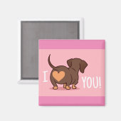 Daschund Magnet (Voorkant / Achterkant)