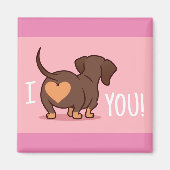Daschund Magnet (Voorkant)