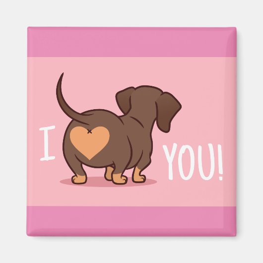 Daschund Magnet (Voorkant)
