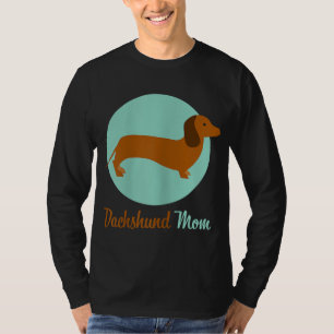 Daschund mama Weiner Hondenliefhebber Gift mammie T-shirt