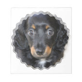 Daschund Puppy Dog Notitieblok (Voorkant)