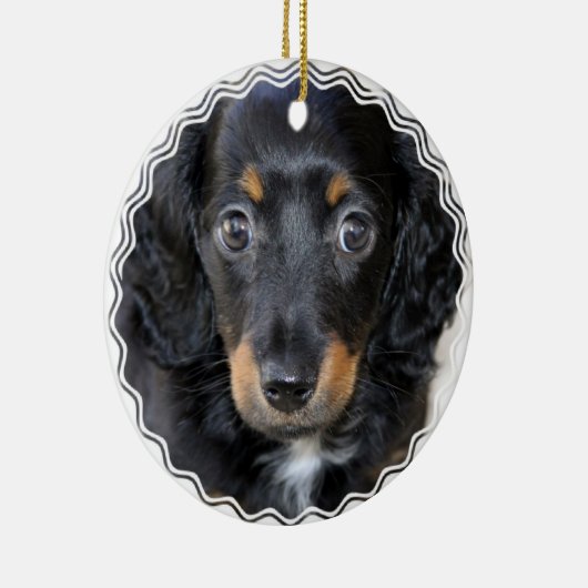Daschund Puppy Dog Ornament (Rechts)