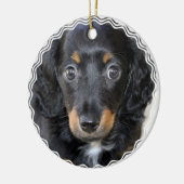 Daschund Puppy Dog Ornament (Links)