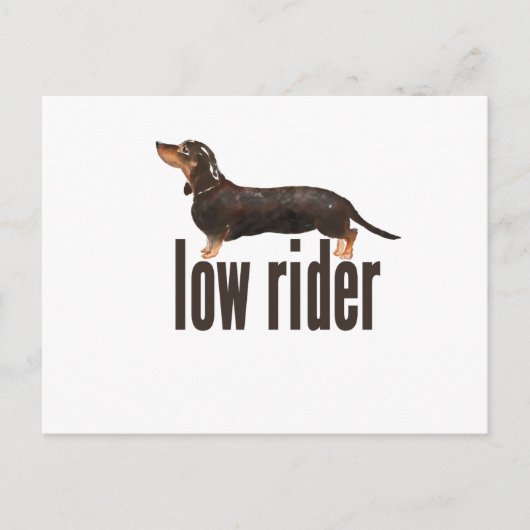 Daschund Sause Dog Briefkaart (Voorkant)