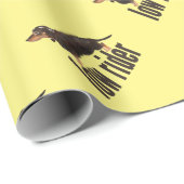 Daschund Sause Dog Cadeaupapier (Rol Hoek)