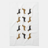 Daschund Theedoek (Verticaal)